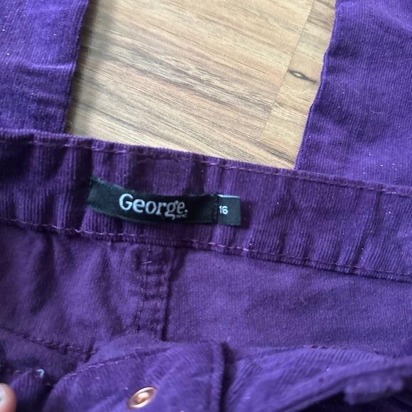 George | Purple Sparkle Jeans - size 16 - Picture 3 of 4